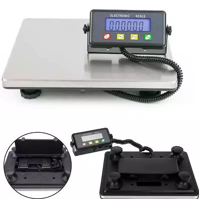 200KG/50g Heavy Duty Digital Postal Parcel Scales Platform Postage Weighing • £99.99