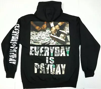 Everyday Is Payday Hooded Sweatshirt Money Cash $ Pullover Hoodie Men's 2XL New • $39.59