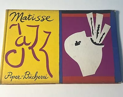 Matisse JAZZ Lithograph 1960 Piper-Bucherei Book Hardcover Museum Of Modern Art • $65