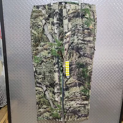 Mossy Oak Pine Camo Hunting Pants - Mens Sz XL 40-42 - Tactical Pockets • $12.88