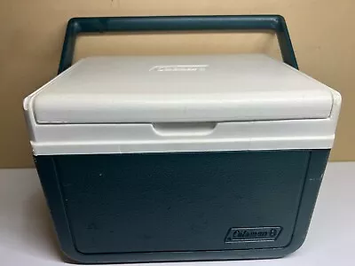 Vintage Coleman Take 6 Flip Lid Dark Green Cooler Model 5205 • $12.95