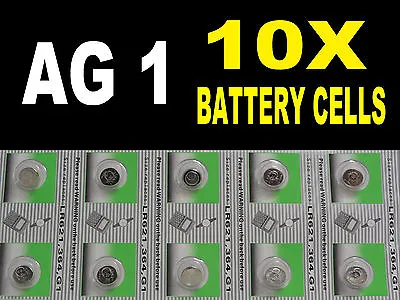AG1 LR621 G1 Watch Battery Coin Cells Button Batteries Alkaline UK Seller New B4 • £2.93