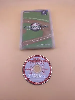 Mario Miracle Baseball For Nintendo Gamecube Japan US Seller Game And Manual • $4.99