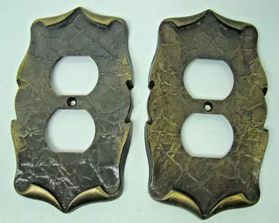 Lot Of 2 Vintage AMEROCK Carriage House Duplex Receptacle Plate Outlet Covers • $14.25