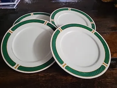 Vintage Majesty Fine China Malachite 8420 Dinner Plates Replacement Lot Of 4 • $20.60