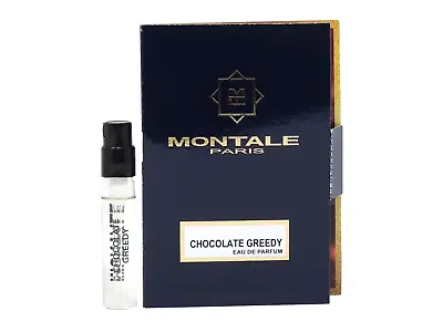 MONTALE PARIS CHOCOLATE GREEDY EDP 2.0ml .06oz X 1 COLOGNE PERFUME SPRAY SAMPLE • $8