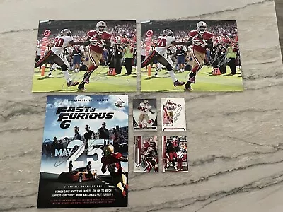 Vernon Davis 49ers Photos And Cards Excellent Condition Signed • $50