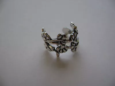 Sterling Silver Leaf & Vines Design Ear Cuff Earcuff New • $11.95