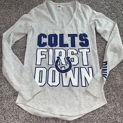 Women’s Victoria Secret Size Medium Colts Football Gray Blue  • $22