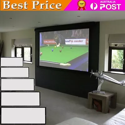 $25.99 • Buy 100/120  Foldable Projector Screen Portable Outdoor Home Movie Cinema 16:9 HD 3D