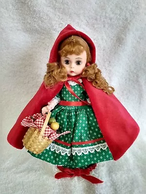 Madame Alexander Red Riding Hood #463 8  Doll From 1993 With Decorated Stand • $29.95