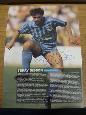 1983-1986 Autograph(s): Coventry City - Terry Gibson [Hand Signed Colour Magazin • £3.99