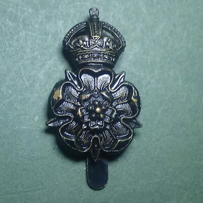 Cap Badge. The Queens Own Yorkshire ( Yeomanry ) Dragoons BLACKEND • £7