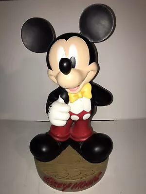 Disney Big Fig Mickey Mouse Neat And Fancy Tuxedo Statue !!!!! • $700