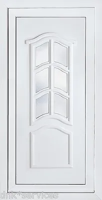 White Full Height Upvc Door Panel ( Versailles One ) Cut To Size For Free • £185