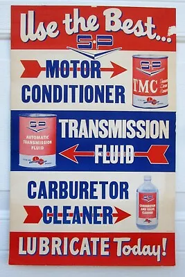 Studebaker  Packard  Motor Condition Trans Fluid  Carb Cleaner Poster   18 X 24 • $19.95