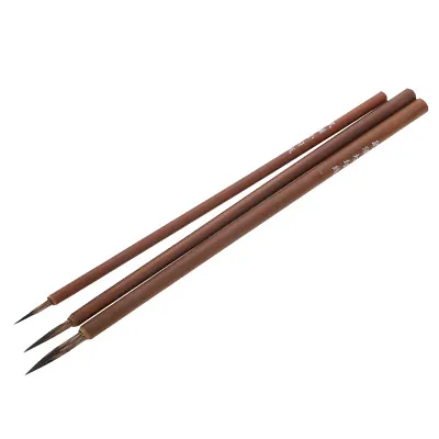£5.45 • Buy 3pcs/Set Rat Whisker Chinese Calligraphy Watercolor Brush For Fine Painting