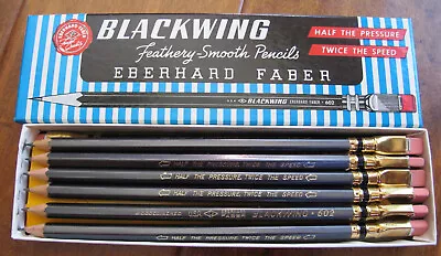 Wow New Vintage Eberhard Faber Blackwing 602 Pencils 12 Unused In Original Box • $999.99