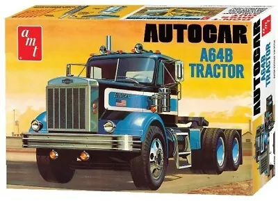 AMT Autocar A64B Semi Tractor Cab 1/25 1099 Plastic Model Kit Truck Big Rig • $43.99