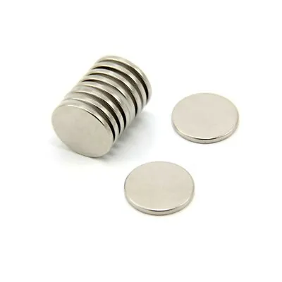 Neodymium Craft Magnets - Disc Shaped Strong - Rare Earth Magnet - Various Sizes • £2.39