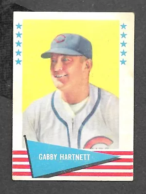 1961 Fleer Baseball Greats #41 Gabby Hartnett - VG • $2.49