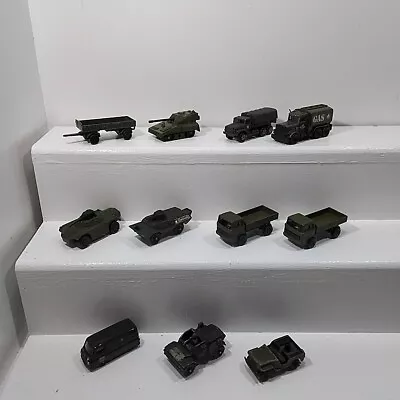 Corgi Matchbox Diecast Military Vehicles Job Lot X11 N251 • £9