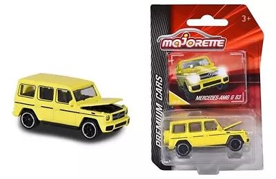 Majorette 1/64 Premium Cars Mercedes Benz AMG G63 (Yellow) Diecast Car 3052Q04 • $8.89