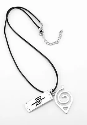 $9.99 • Buy Anime Naruto Leaf Village Necklace Alloy Enamel Jewelry For Fan Leaf Village