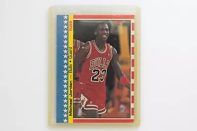 1987 Fleer Sticker - Michael Jordan #2 - Bulls Guard • $45