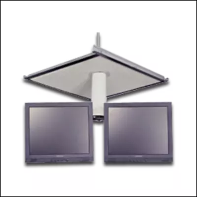  Side-by-Side Double Flat Panel Display Bracket Ceiling Mount For LCD Monitors • $49.99