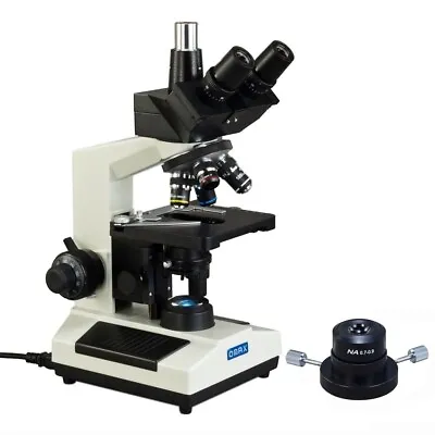 OMAX 40X-2500X Darkfield Trinocular Lab Biological Compound LED Microscope • $458.99