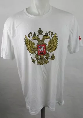 Team Russia International Soccer Men's White T-Shirt • $12.98