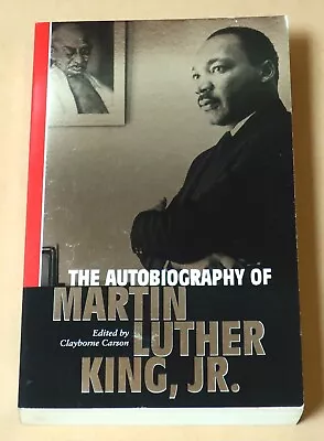 THE AUTOBIOGRAPHY OF MARTIN LUTHER KING JR. By CLAYBORNE CARSON PAPERBACK • $10