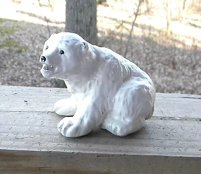 C. Alan Johnson Polar Bear Figurine Signed 1986 • $64.95