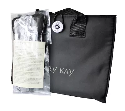 MARY KAY Cosmetic Bag & Brush Collection Set (includes 5 Brushes) Black New • $30.99