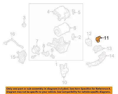 FORD OEM 12-16 Focus Air Cleaner Intake-Tube Duct Hose CP9Z9C675A • $13