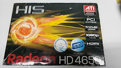 HIS ATI Radeon HD 4650 512Mb 128BIT DDR2 PCI  Graphics Card. • $14.95