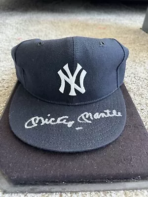 Mickey Mantle Autographed Signed Hat New Era Diamond Collection COA • $500