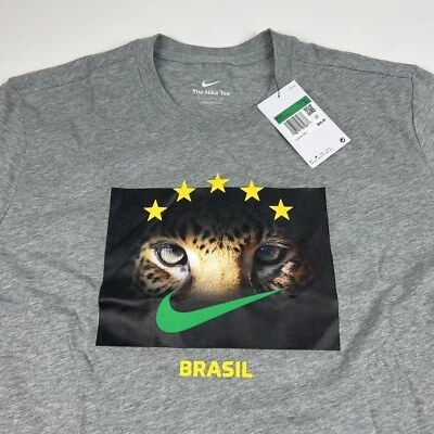 $39.99 • Buy NWT Brazil Soccer 2022 World Cup Nike Dri Fit Cotton T-Shirt Size Mens XL