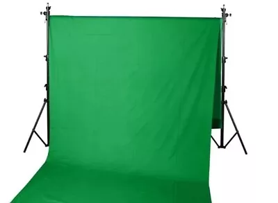 Green Screen Backdrop Background W/adjustable Stand  By Chroma-Key 10x12’ • $150