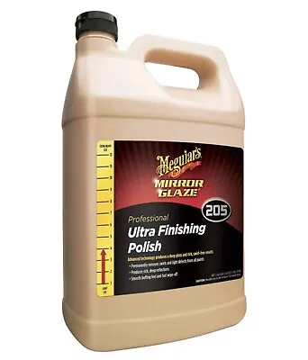 SEALED 128oz. Meguiars Mirror Glaze 205 Ultra Finishing Polish 1 Gallon M20501 • $68.99