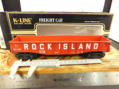 K-line K651-1391 Rock Island Railroad O Scale Die-cast Gondola Train • $66.80