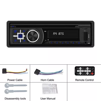 12V DVD/CD Car Stereo FM/AM Radio Car Player Bluetooth Stereo MP3 TF BT USB AUX • $82.99