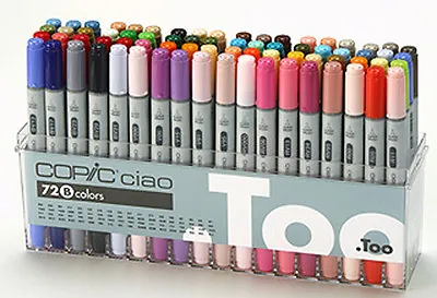 Copic Ciao Pens 72 Set B - Manga Graphic Arts + Craft Markers - Fast Shipping • £225.99