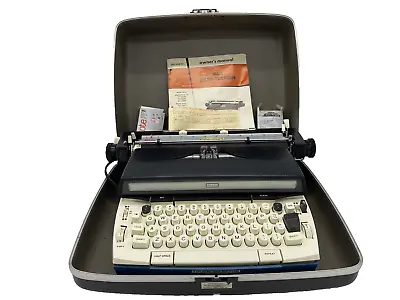 Vintage Sears Medalist Power 12 Electric Portable Typewriter W/  Hardcase 1972 • $200