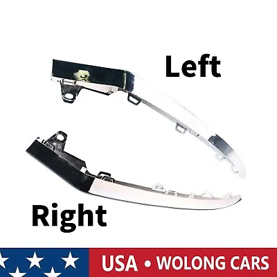 Driver & Passenger Side Lower Bumper Chrome Trim Moulding For 14-16 Benz E63 AMG • $37.22