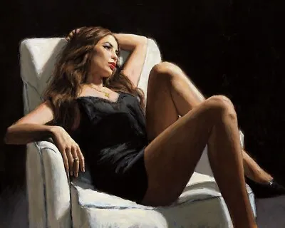 At The Four Seasons I Limited Edition Signed Print By Fabian Perez • £1549