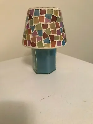 Multi Color Mosaic Candle Shade • $10