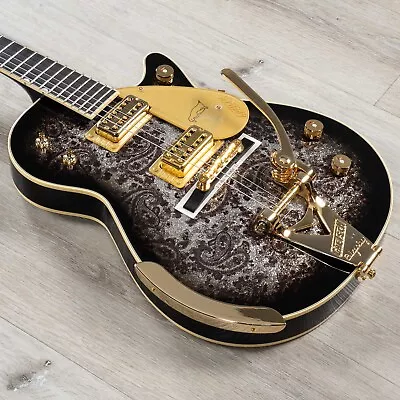 Gretsch G6134TG Limited Edition Paisley Penguin Bigsby Guitar Black Paisley • $3499.99