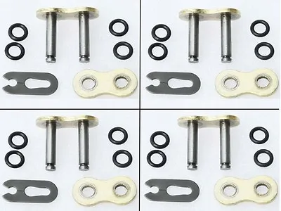 $13.43 • Buy 4pcs Motorcycle O Ring 530 Chain MASTER JOINT LINKS CLIP Chip Type Joining Link